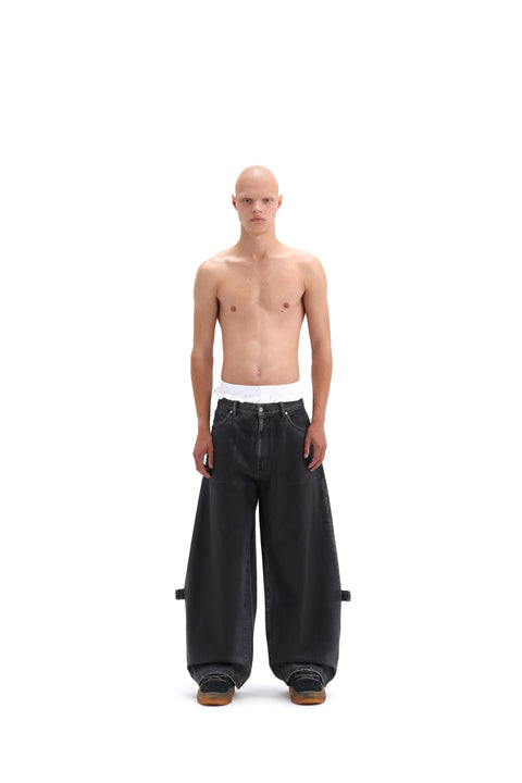 Coated Denim (Polluted Black)